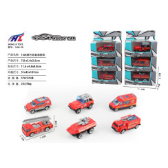 Пожарная машина 1:64 из сплава Glide
