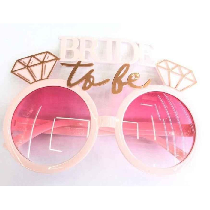 Окуляри Bride To Be рожеві 14.5×10.2 см