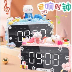 HBX-249 Bluetooth-колонка-годинник DIY-набір та іграшка