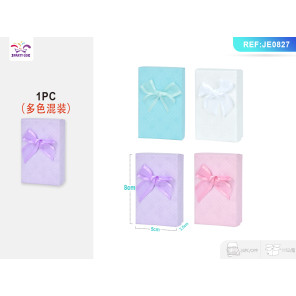 Коробка для прикраси з бантом 5×8×2.5 см 4 кольори