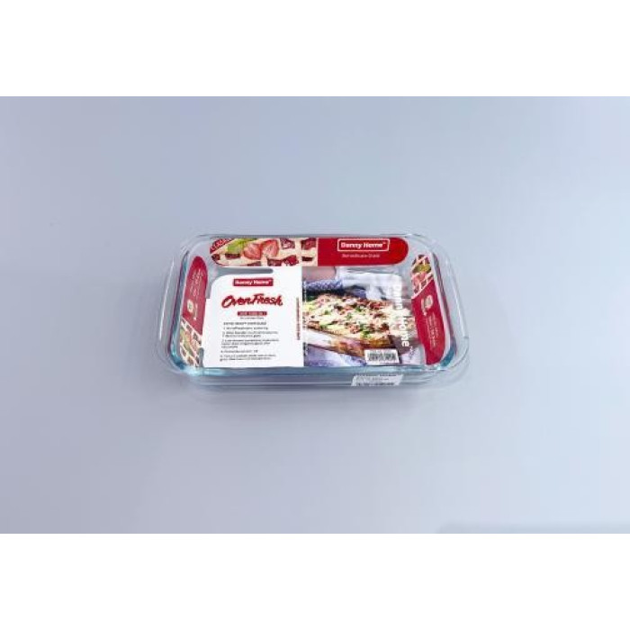 Форма для запікання скляна Benny Home OvenFresh жаростійка прямокутна