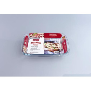 Скляна форма для запікання Danny Home OverFresh прямокутна прозора жаростійка