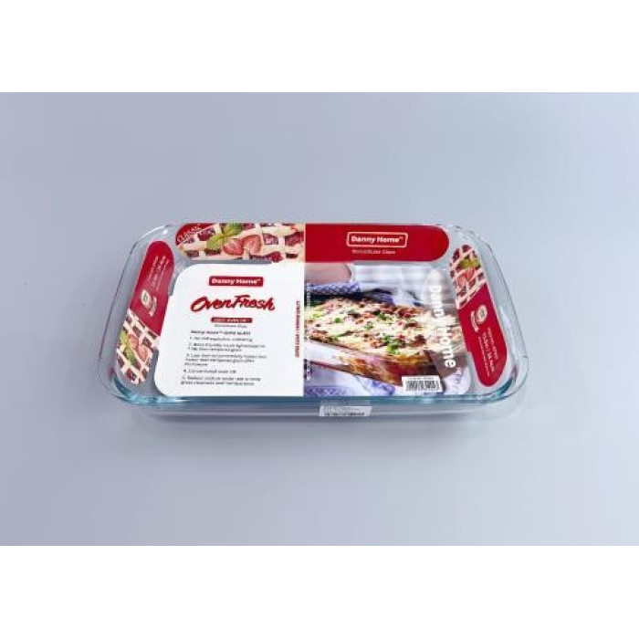 Скляна форма для запікання Danny Home OvenFresh прямокутна жаростійка