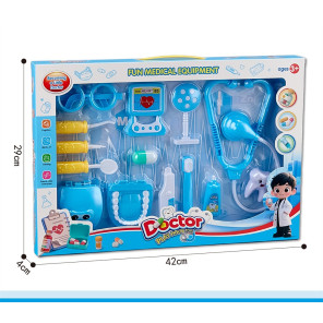 Ігровий набір лікаря Doctor Play House для дітей від 3 років - 42x29 см синій