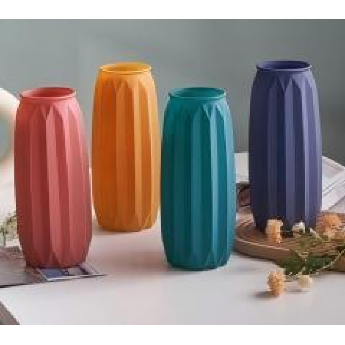 Вертикальна ваза Morandi зі смужками