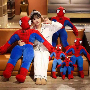 М'яка іграшка Людина-Павук Spider-Man плюшева 110 см червоно-синя