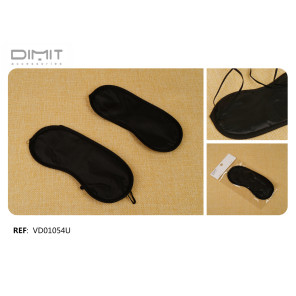 Маска для сну чорна DIMIT accessories - зручна нічна пов'язка на очі VD01054U