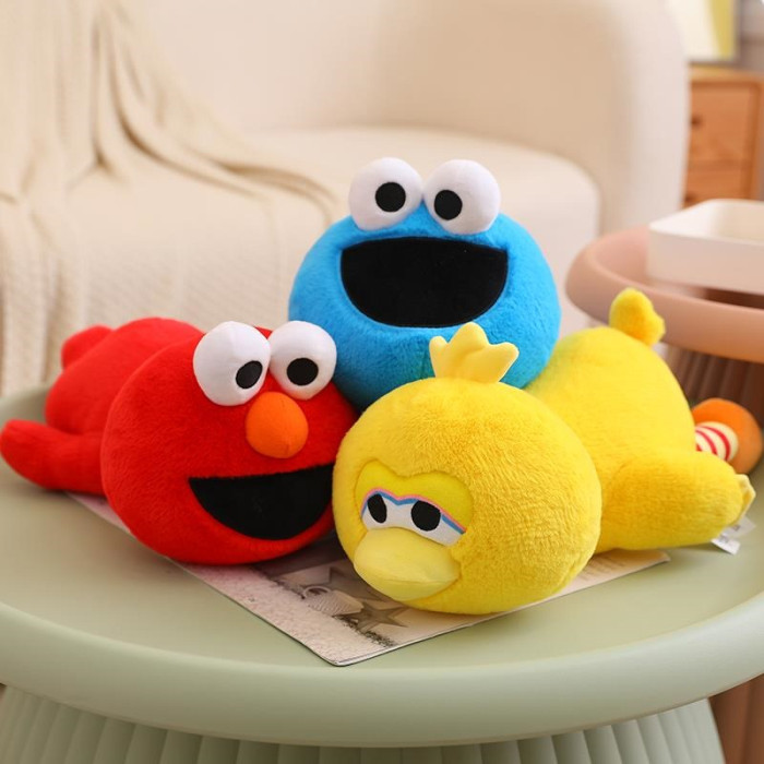 М’яка плюшева іграшка Cookie Monster з Sesame Street - синій