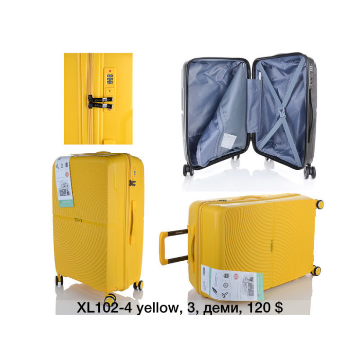 Чемодан на колесах з телескопічною ручкою - багаж 60 л HM-XL102-4